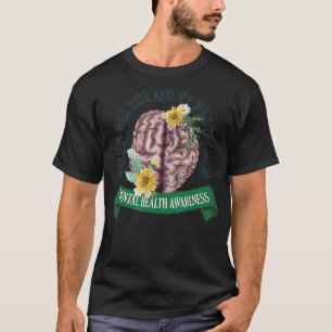 Mentale gezondheidswaarschuwing Maand de zon zal P T-shirt