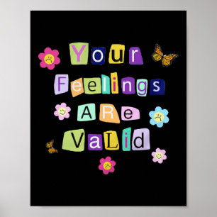 Mentale gezondheidswaarschuwing Maand Uw bevinding Poster