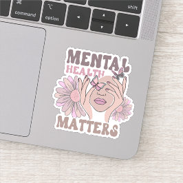 Mentale gezondheidszaken Bewustmaking van de foetu Sticker