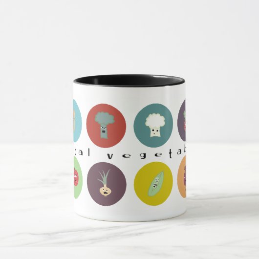 mentale groente polka mok (Midden)