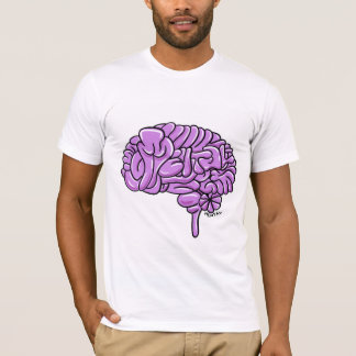 Mentale Hersenen Straat Graffiti Throw Up Kunst T- T-shirt