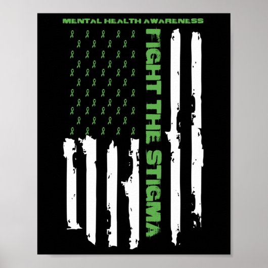 Mentale maand van bewustmaking van de gezondheid v poster (Voorkant)
