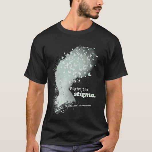 Mentale maand van bewustmaking van de gezondheid v t-shirt (Voorkant)