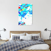 Mentale metamorfose canvas afdruk (Insitu (Slaapkamer))