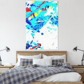 Mentale metamorfose canvas afdruk (Insitu (Slaapkamer))