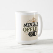 Mentale Offline Retro Introvert Koffiemok (Voorkant rechts)