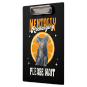 Mentale Oplaadbare Introverte Koala Ontwerp Klembord (Links)