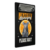 Mentale Oplaadbare Introverte Koala Ontwerp Mini Klembord (Schuin)