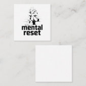 Mentale Reset – Stille Reflectie Editie Informatiekaartje (Voorkant / Achterkant)