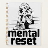 Mentale Reset – Stille Reflectie Editie Planner (Voorkant)