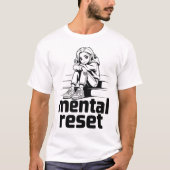 Mentale Reset – Stille Reflectie Editie T-shirt (Voorkant)