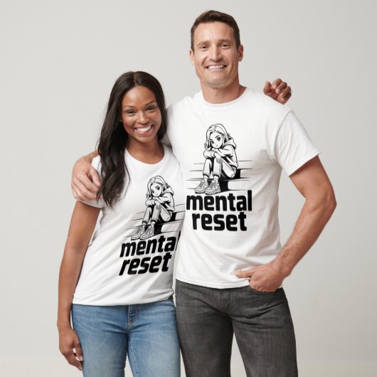 Mentale Reset – Stille Reflectie Editie T-shirt (Unisex)