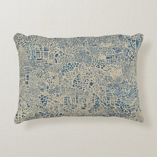 Mentale ruis V01 Accent Kussen (Voorkant)