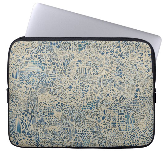 Mentale ruis V01 Laptop Sleeve (Voorkant)
