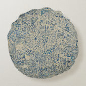 Mentale ruis V01 Rond Kussen (Achterkant)