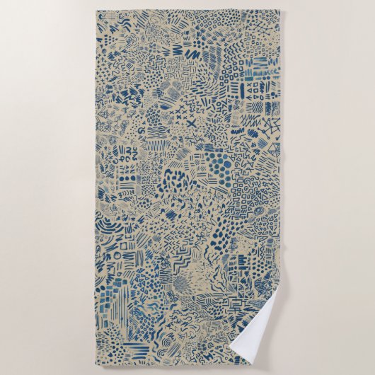 Mentale ruis V01 Strandlaken (Voorkant)