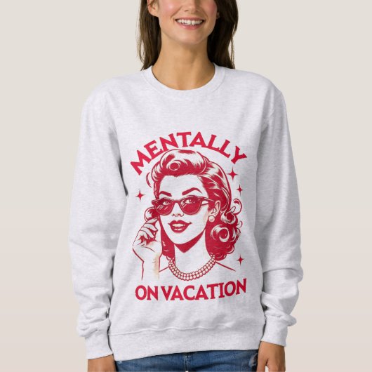 Mentale vakantieshirt trui (Voorkant)