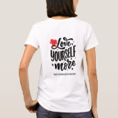 MENTALE WELLNESS HOUDT MEER VAN JEZELF T-SHIRT (Achterkant)