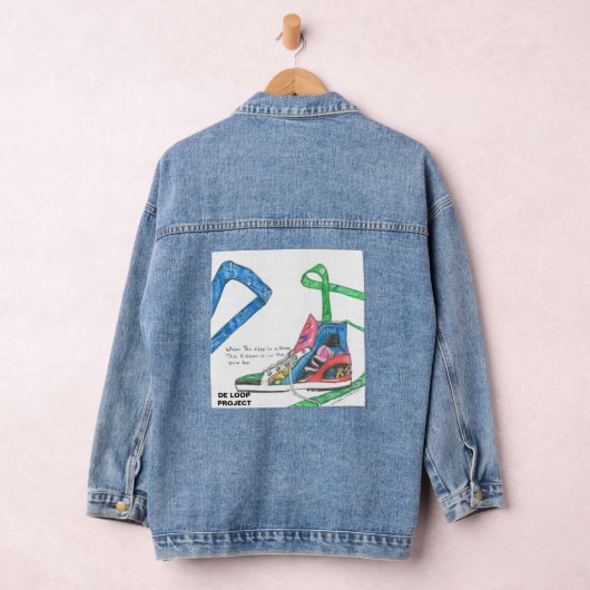 Mentale ziekte denim jacket (Hangar)