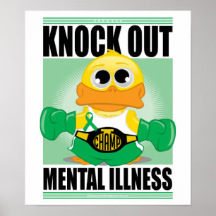 Mentale ziekte uitnemen poster