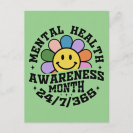 Mentalgezondheidmaand Feestdagenkaart