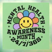Mentalgezondheidmaand Raamsticker (Vel 3)