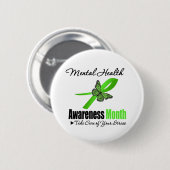 Mentalgezondheidmaand Ronde Button 5,7 Cm (Voorkant /achterkant)