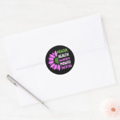 Mentalgezondheidmaand Ronde Sticker (Envelop)