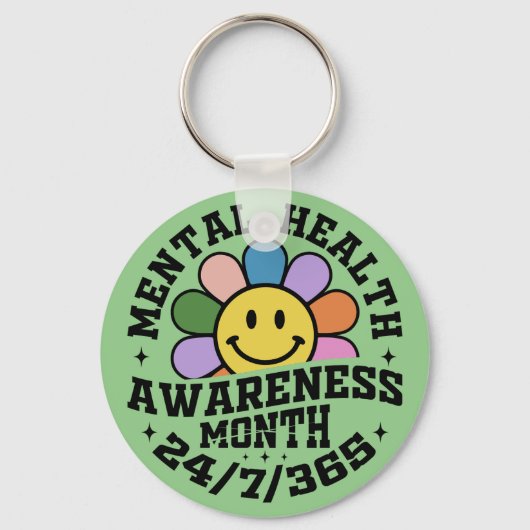 Mentalgezondheidmaand Sleutelhanger (Voorkant)
