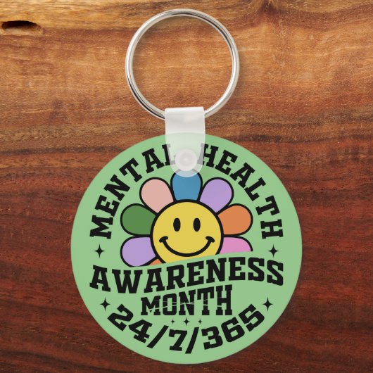Mentalgezondheidmaand Sleutelhanger (Achterkant)