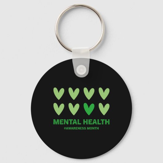 Mentalgezondheidmaand Sleutelhanger (Voorkant)