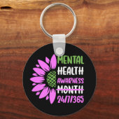 Mentalgezondheidmaand Sleutelhanger (Voorkant)