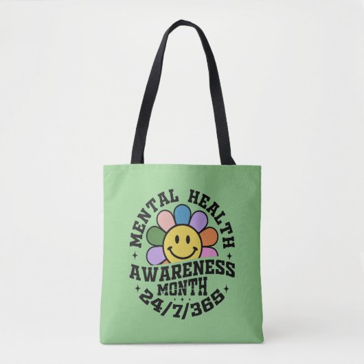 Mentalgezondheidmaand Tote Bag (Voorkant)