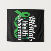 Mentalgezondheidmaand Wandkleed (Voorkant (horizontaal))