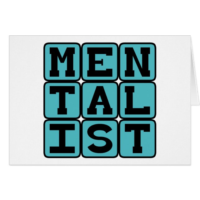 Mentalist, Gedachtenlezer (Voorkant Horizontaal)