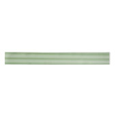 Mentalist Moss Green en White Stripe Pattern Satijnen Lint (Voorkant)