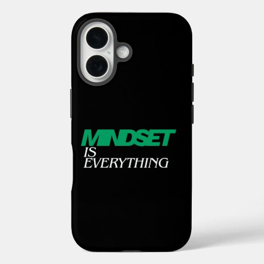 Mentaliteit is Alles, Inspirerend, Motiverend Case-Mate iPhone Case (Achterkant)