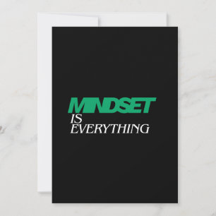Mentaliteit is Alles, Inspirerend, Motiverend Kaart