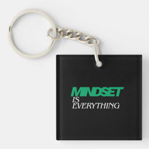 Mentaliteit is Alles, Inspirerend, Motiverend Sleutelhanger