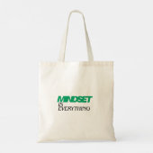 Mentaliteit is Alles, Inspirerend, Motiverend Tote Bag (Achterkant)