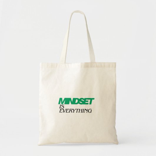 Mentaliteit is Alles, Inspirerend, Motiverend Tote Bag (Voorkant)
