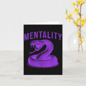 Mentaliteit Mentaliteit Slang Motivatie Van Chamon Kaart (Gele Bloem)