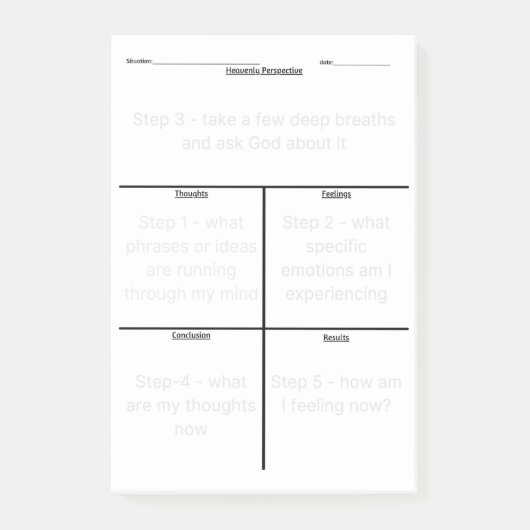 Mentaliteit Reset Tool Post-it® Notes (Voorkant)