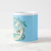 mentally on vacation design grote koffiekop (Voorkant)