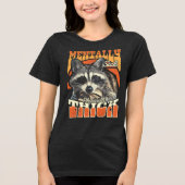 Mentally Sick Physically Thick Feral Raccoon 90s  Tri-Blend Shirt (Voorkant)
