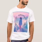 Mentally Somewhere Else - Een esthetisch droomland T-shirt (Voorkant)