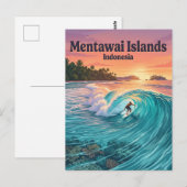 Mentawai-eilanden Indonesië Briefkaart (Voorkant / Achterkant)