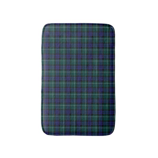 Menteith Scotland District Tartan Badmat (Voorkant Verticaal)