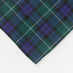 Menteith Scotland District Tartan Fleece Blanket Deken