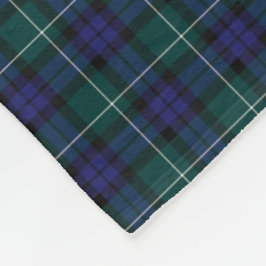 Menteith Scotland District Tartan Fleece Deken
